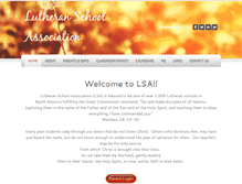 Tablet Screenshot of lsaschool.com